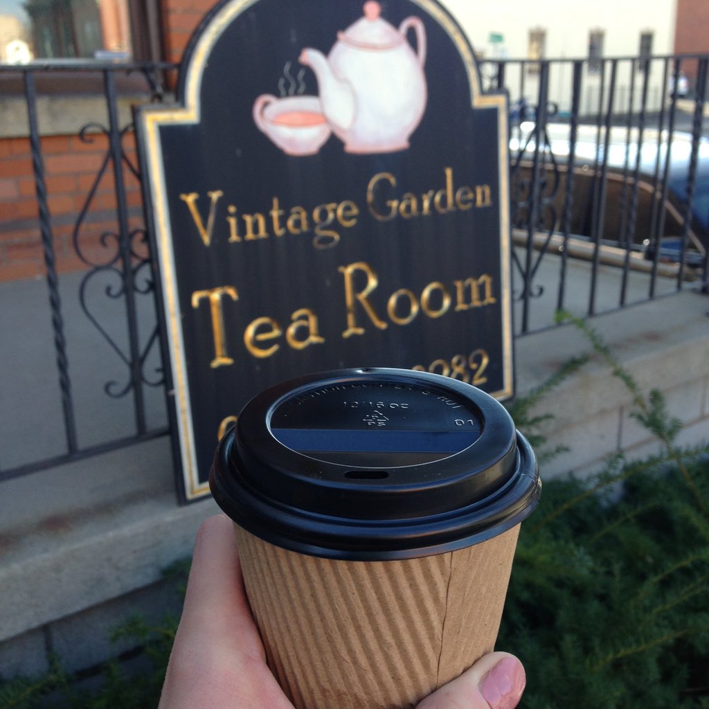 Lovely day for a stroll down #LockeSt. First stop <a href="/VintageGardenTR/">VintageGardenTeaRoom</a> for a cream of earl grey. #HamOnt