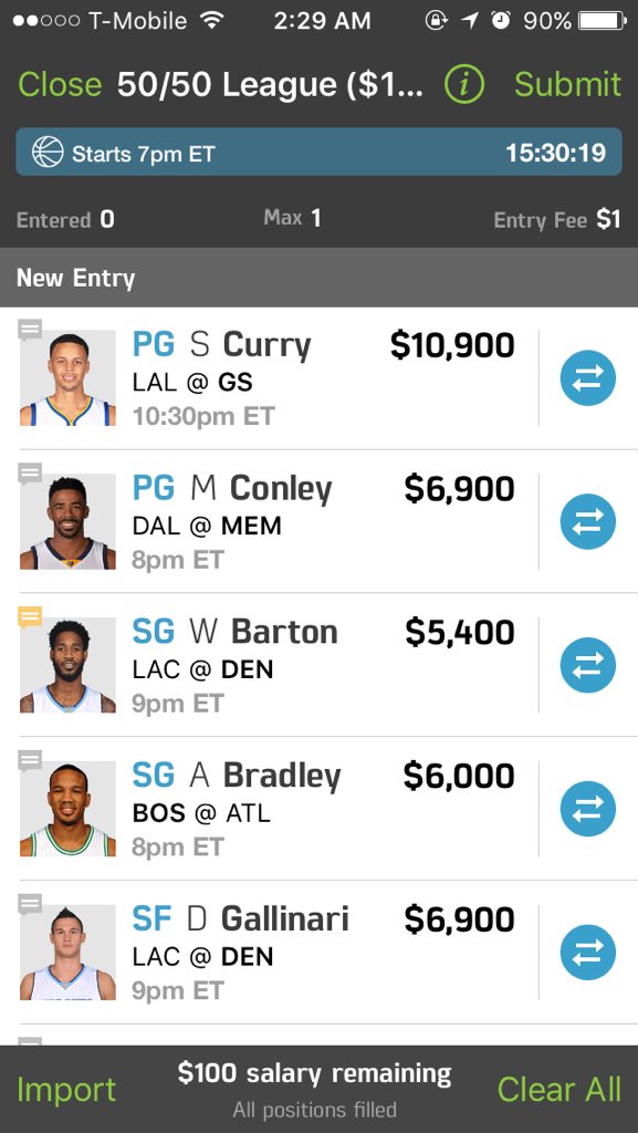 FreeBBCashLineups tweet media