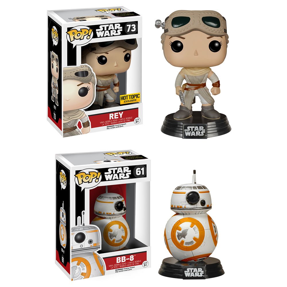 OriginalFunko's tweet image. RT &amp;amp; follow @OriginalFunko for a chance to win a @HotTopic Rey and BB-8 Pop! prize pack! #StarWars