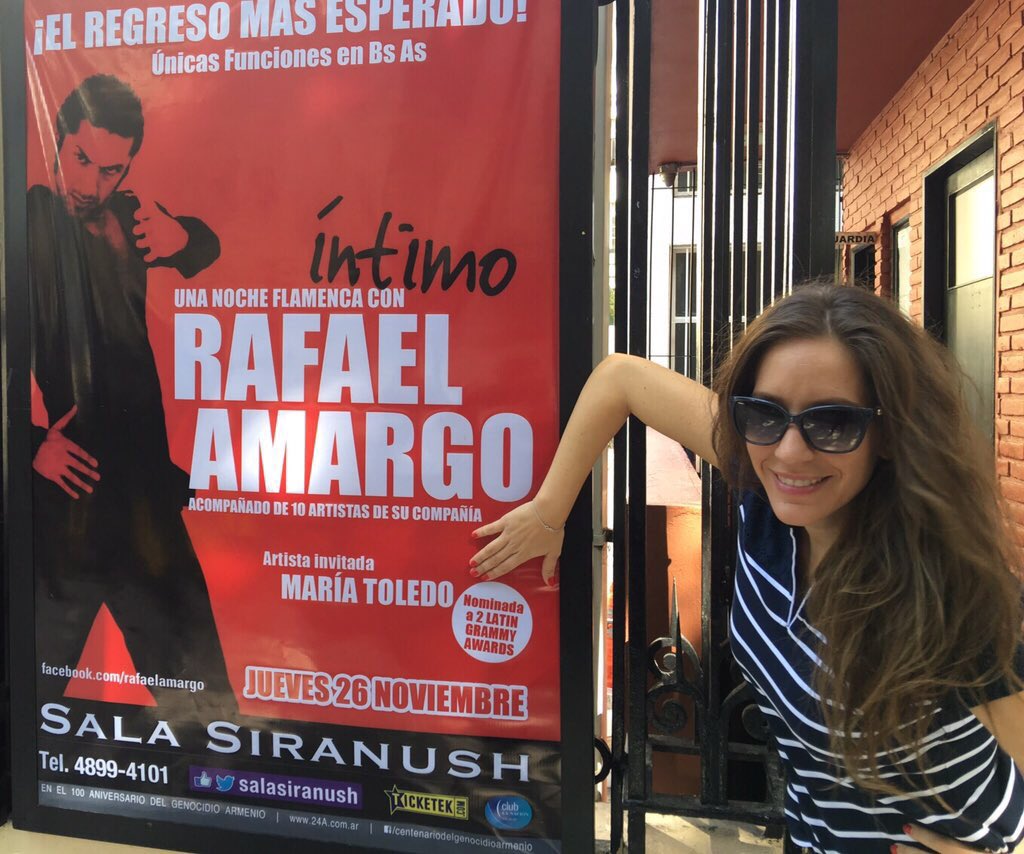 MariaToledoFCO's tweet photo. Nuestra @MariaToledoMT se encuentra en Buenos Aires para colaborar con @rafael_amargo en su nuevo espectáculo https://t.co/JTDiknzyEz
