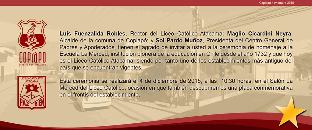 solpardomunoz's tweet photo. Liceo católico uno de los establecimientos más antiguos de chile @MauricioRojasT @afrubilar https://t.co/kQ226AwsgH