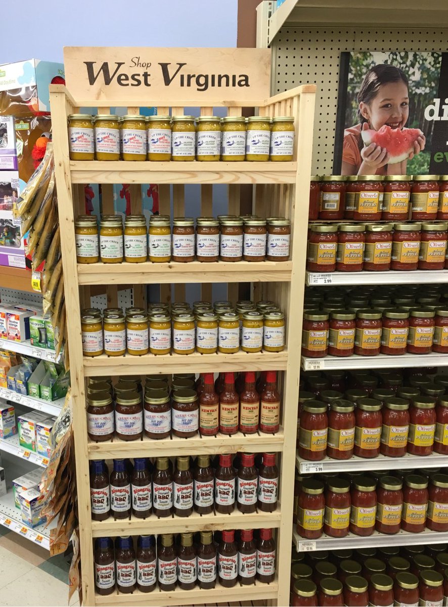 ShopWV's tweet image. You can now find some Shop West Virginia products at the Emily Drive Kroger in Bridgeport/Clarksburg. #ShopWV #wv