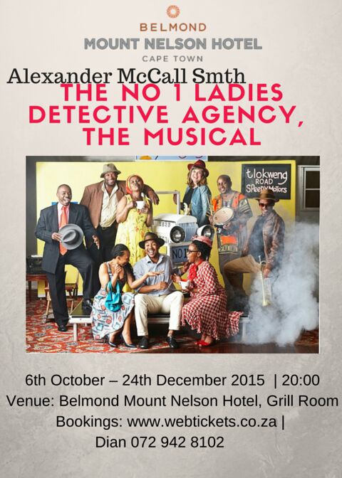 AwethuH's tweet image. Still at it...running till 24 December '15. No 1 Ladies Detective Agency Musical