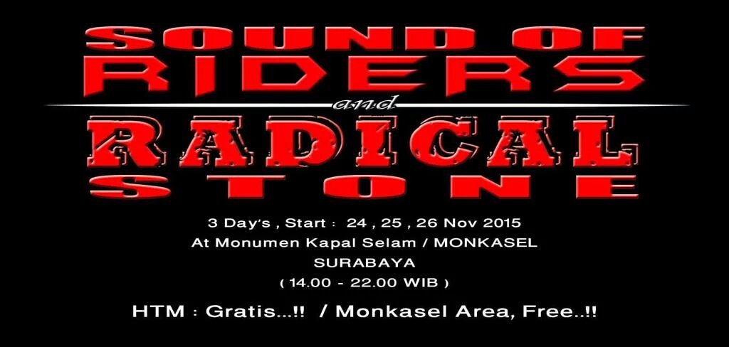 Kta on stage pukul 19.00 tepat, hari kamis tgl 26 des 2015 <a href="/monkasel/">Monumen Kapal selam</a> with brother underground sby lain nya!!free HTM