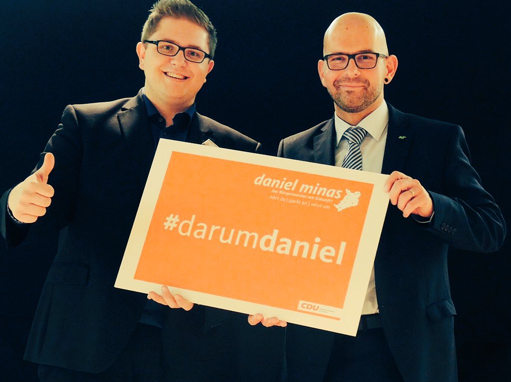 Am Samstag wurde Daniel Minas als Bürgermeisterkandidat für Beckingen nominiert. Herzlichen Glückwunsch #darumDaniel