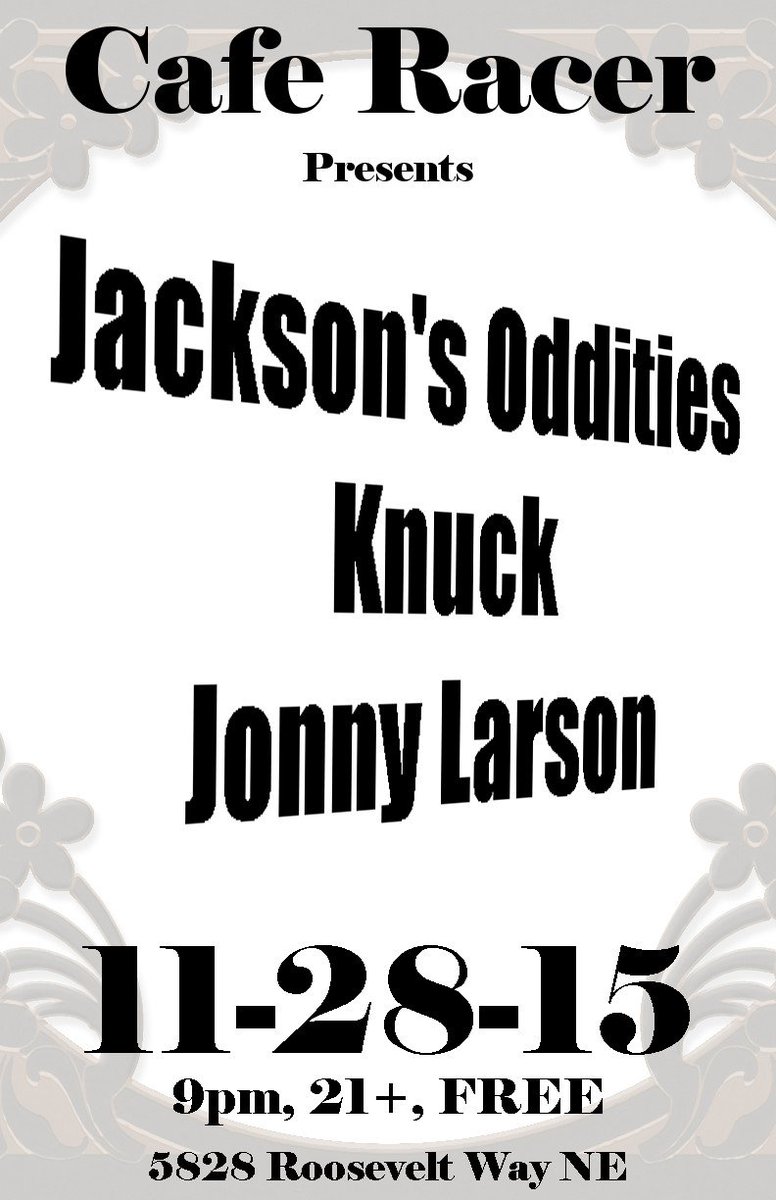 csjaction's tweet image. Hitting Cafe Racer on Saturday, the 28th. Taking the stage with some old-school, punk-buddies of mine!