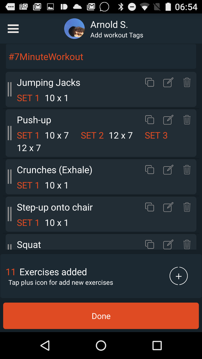 121Gym Workout App tweet media