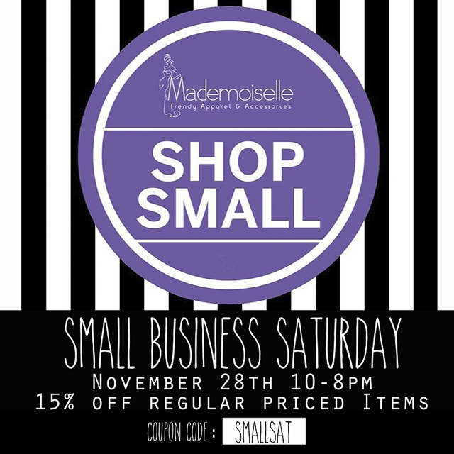 CrockerPark's tweet photo. Shop Small and Save Big this weekend at #Mademoiselle! #shoplocal #shopsmall https://t.co/TcVTWSrRq8