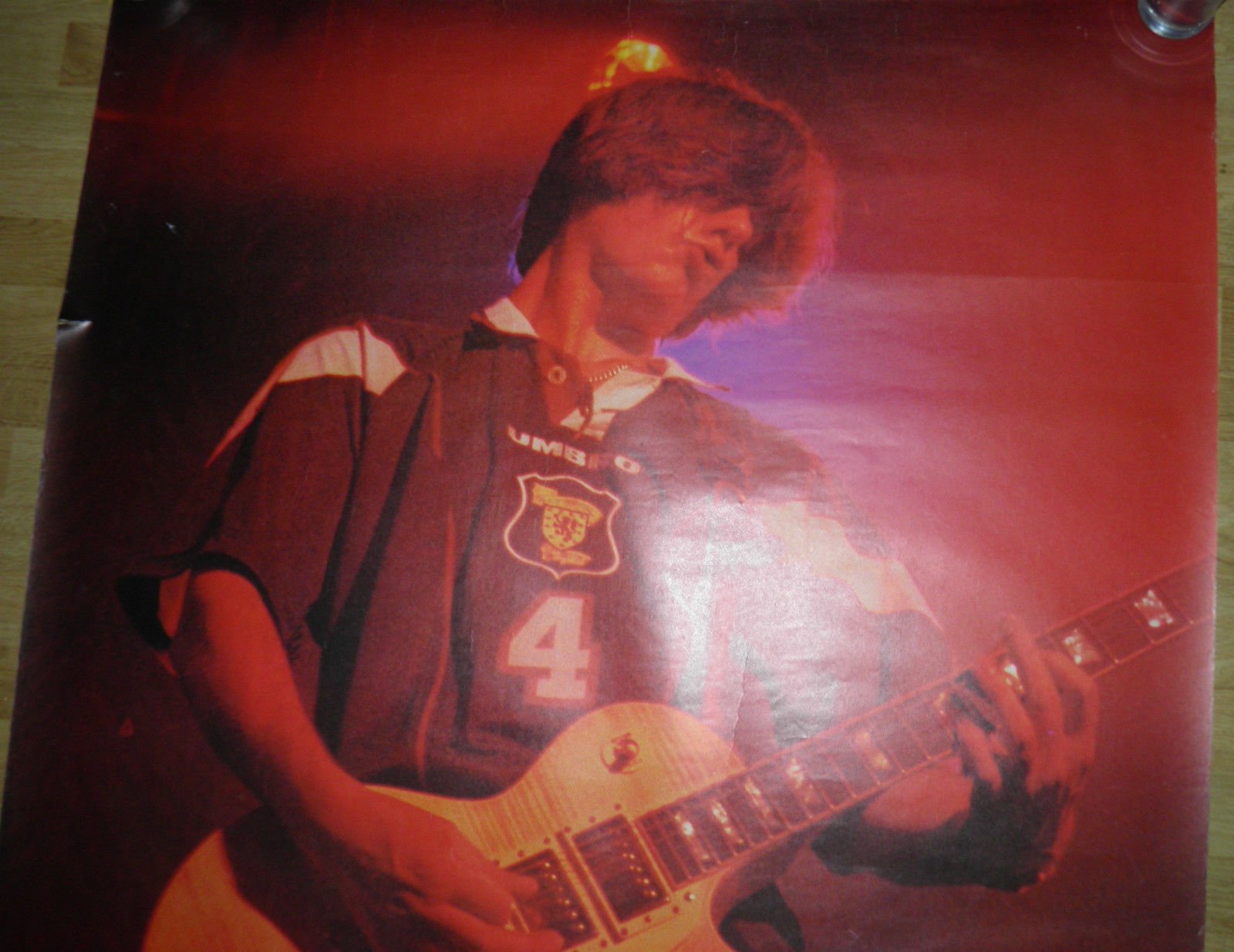 Happy birthday John Squire. Pictured wearing Christian Daillys stinky Scotland shirt. 