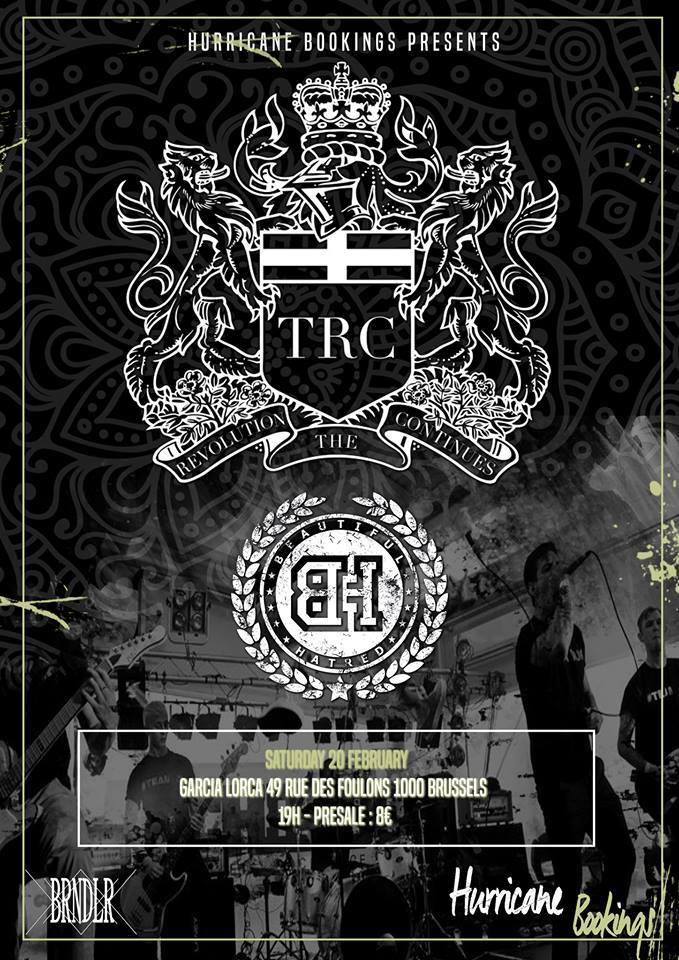 Thumbsdown1977's tweet photo. Finally @TRCofficial coming back hitting #bxhell @garcialorca  with @btifulhatred in support!! #HurricaneBookings https://t.co/XpfENXEmhu