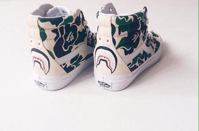 bape vans sk8 hi