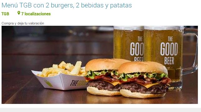 Irenitabp's tweet photo. Por cierto, @groupaliaES ofrecéis una oferta del TGB que no es válida :( Fuí a uno de los establecimientos y nada. https://t.co/OmVa64g7S4