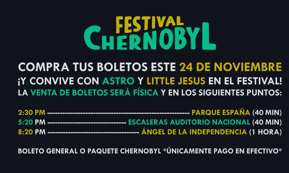LFanzine's tweet image. ¿Ya tienen sus boletos para @FCHERNOBYL?