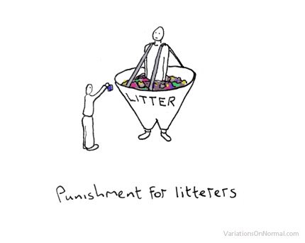 dominicwilcox's tweet photo. I'm posting ideas on Instagram if anyone is on there... Like punishments for litterers https://t.co/W9Tqvn7kc2 https://t.co/Z7FlQY21u0