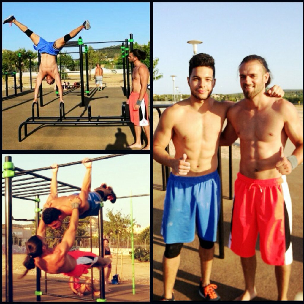 jhonnatan003's tweet photo. Recordando la visita de uno de los más grandes del Street Workout, gracias por tus consejos💪@ankeoficial #calistenia https://t.co/8Gq7GiyvoC