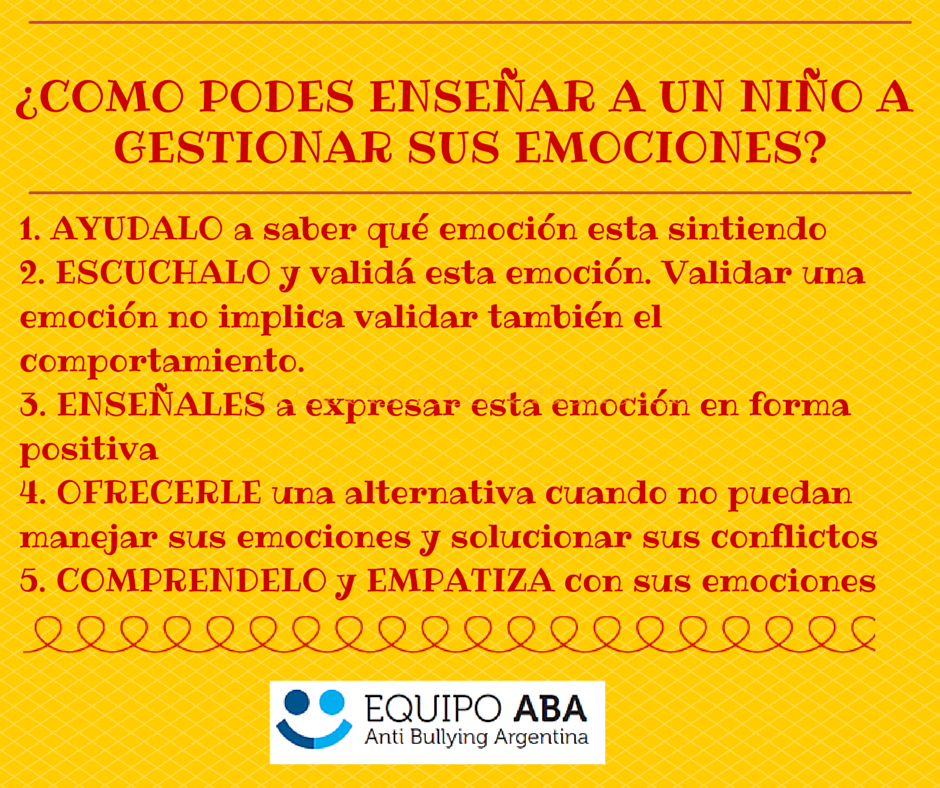 EquipoABA's tweet photo. La regulación de las #emociones es una habilidad que se aprende y como tal, puede ser modelada por los adultos. https://t.co/qq3Jp6vVVs
