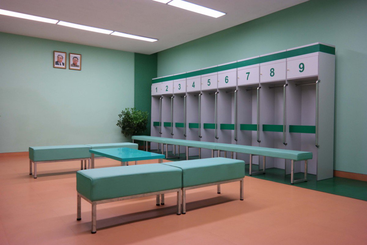 creativemorning's tweet photo. North Korean interiors that look like Wes Anderson films on @highsnobiety (via @coolhunting) https://t.co/g8PtkPC2z5 https://t.co/8a2JYYEShp