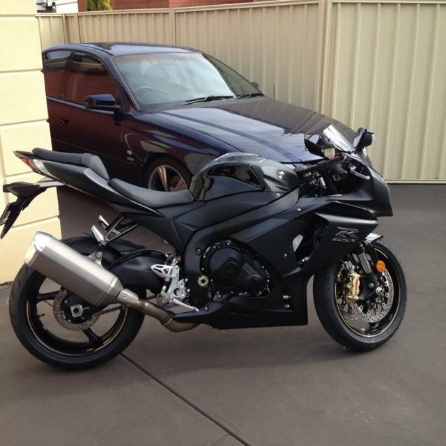 Took the new whip this morning 1st <a href="/suzukicycles/">Suzuki</a>  ever owned....not bad not bad at all....