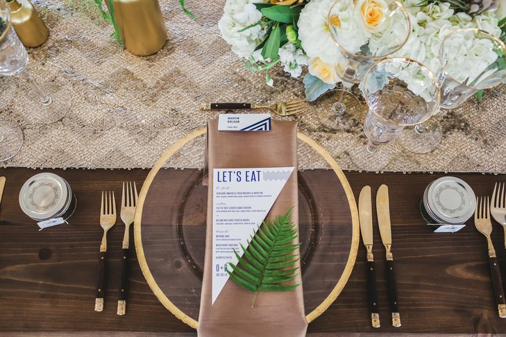 theknot's tweet photo. See how this creative CA duo combined glam + neutral color palettes: https://t.co/1vNwcmRoca https://t.co/k8IsZfx5ET