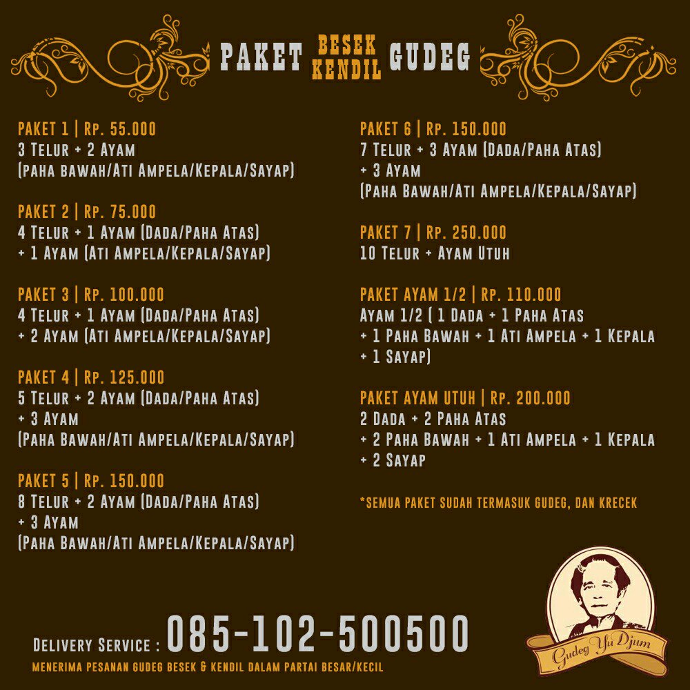 GudegYuDjum's tweet photo. Untuk dibawa sebagai oleh-oleh khas Jogja, Mobggo ada paket Kendil Gudeg Yu Djum, bisa tahan hingga 3 hari. https://t.co/meJnxayLHY