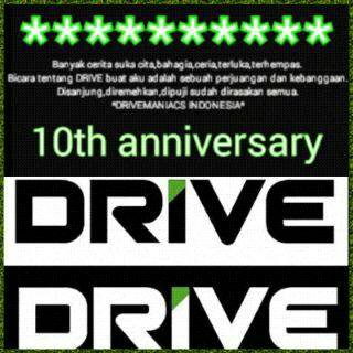 MumuTama_Jambi's tweet photo. Happy aniv ke 10 buat drive..makin sukses dan makin eksis selalu.amin https://t.co/JW556s8HrY