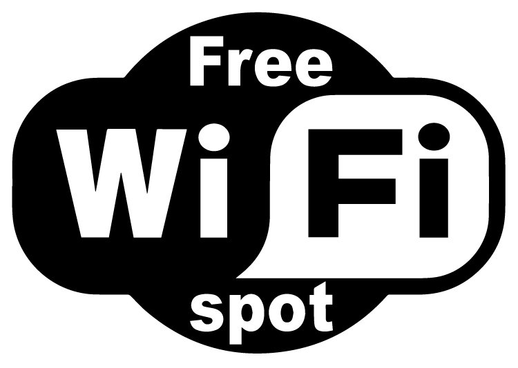 FREE WIFI SPOT Logo Excellent for your business by HotTopicDecals etsy.me/1MQeQyT via <a href="/Etsy/">Etsy</a> @BizWomenExperts