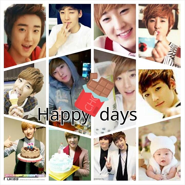 Happy 25th birthday Kevin Woo oppa for happy time forever support oppa fighting with your family happy time   
