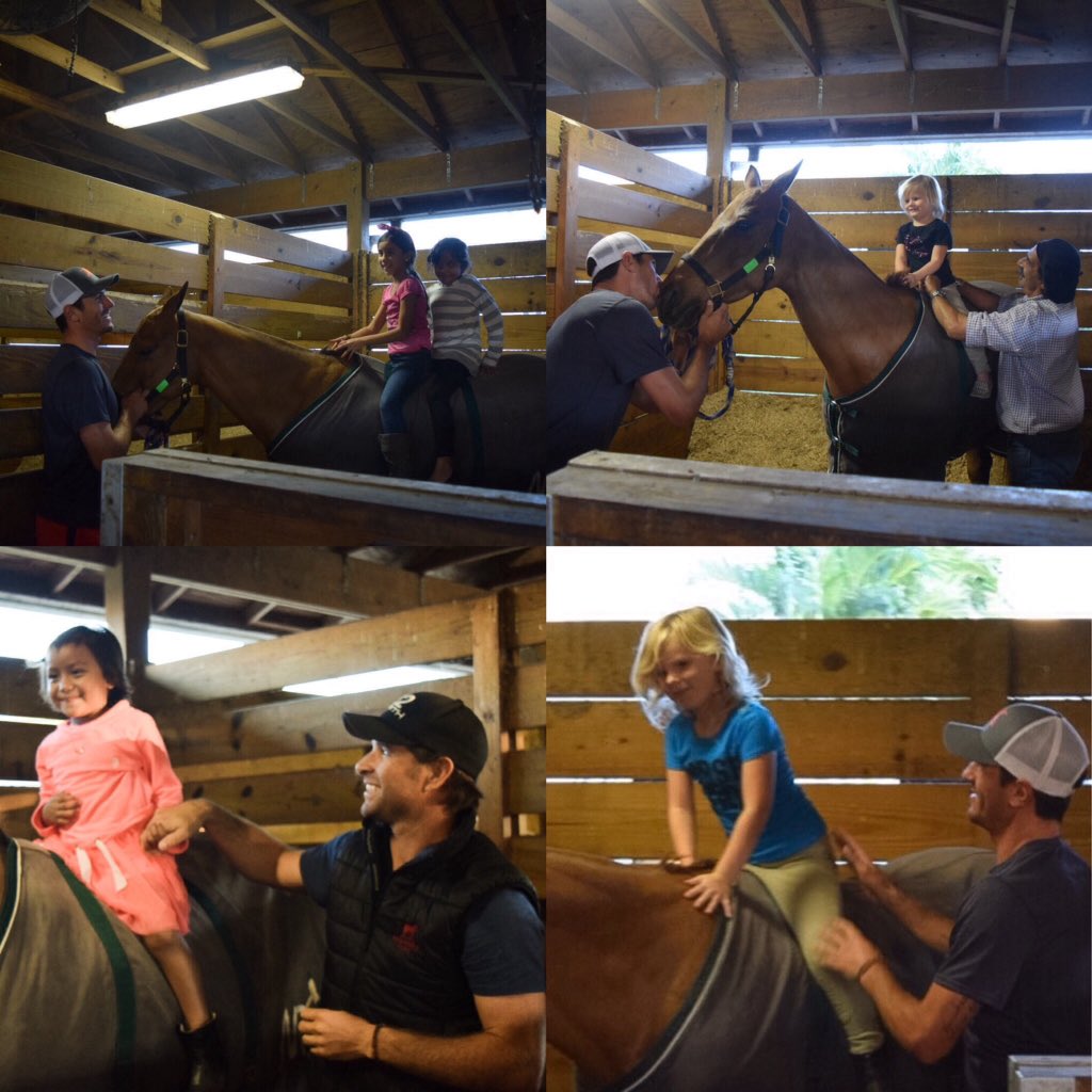 NicRoldan's tweet photo. I called in the big guns to make sure my ponies are match ready for the International #PoloSAvUSA @KidsCancerFound https://t.co/7e1zkoAGWS