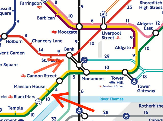 Finally: London adds walking times to its Tube map: buff.ly/1HkK5FH