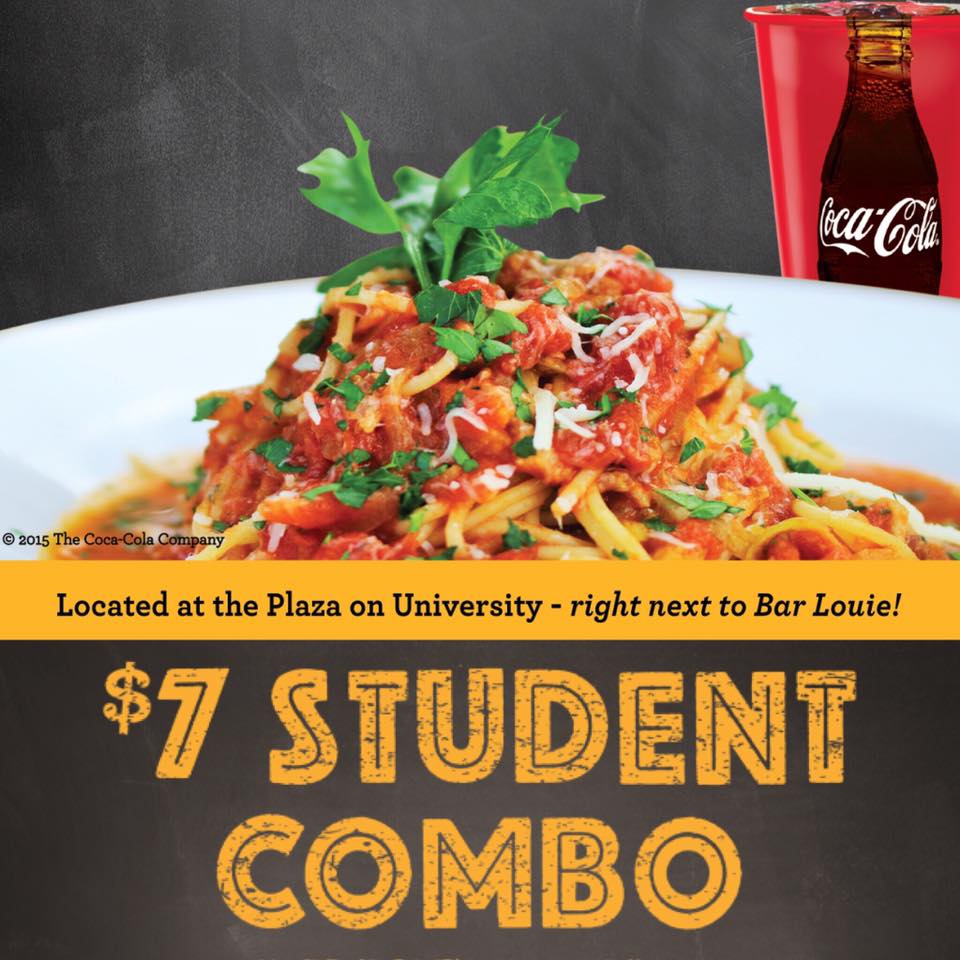 SpoletoItalian's tweet photo. Don't forget to take advantage of our awesome Knights Combo running all day every day! #myspoleto #culinaryfreedom https://t.co/eVVlBHTVBF