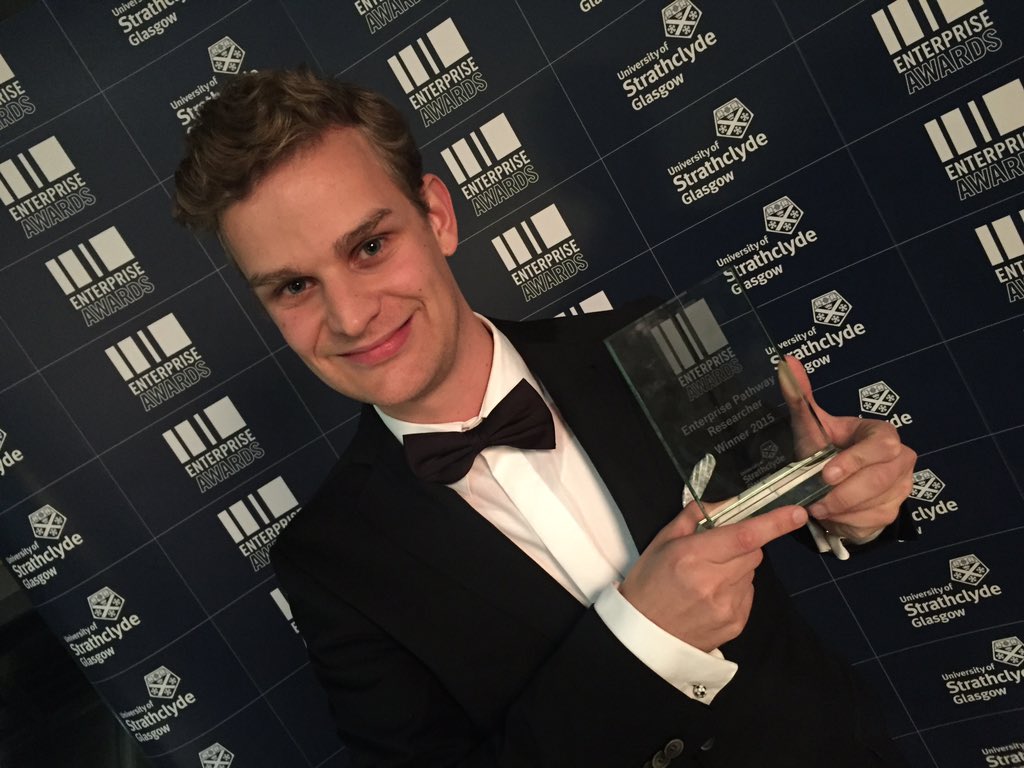 PatrickORenner's tweet photo. So glad to receive another award in behalf of @MindMateApp. Wouldn't  be possible without @ENTcWest &amp; @_sie_ !!! https://t.co/C4CqnDMMo0