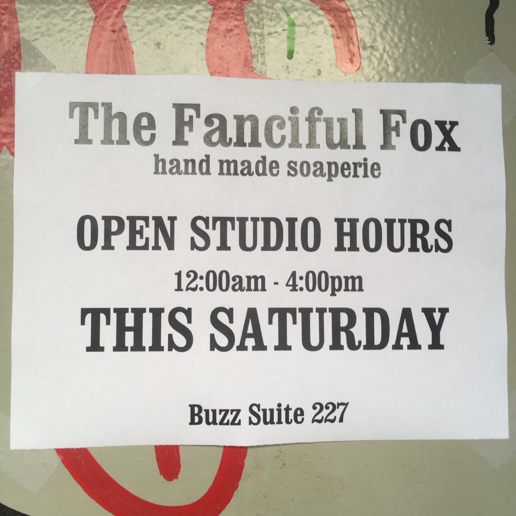 TheFancifulFox's tweet photo. Open studio Saturday from 12-4 at our place, 55 Meadow St., Brooklyn. @gonepie is popping up, too! Also, Mimosas! https://t.co/Nl1KynLHzw