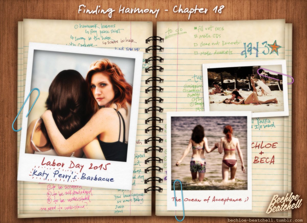 Bechloe Beatchell on Twitter: "Fanart, made for 'Finding Harmony' a #Bechloe  fanfic by aliciameade (AWESOME fic) . Ilustrates chapters 14 to 20  https://t.co/yHJDoBlSa2" / Twitter