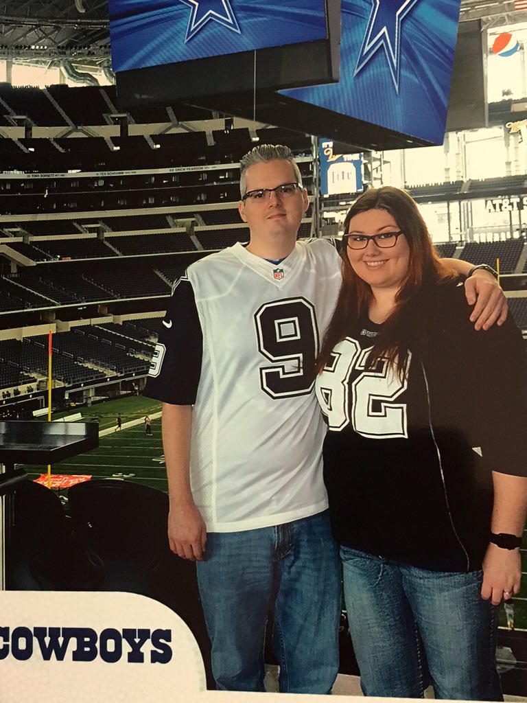 Unique_SJS's tweet photo. Just got home from our VIP tour of AT&amp;T Stadium 😀 I recommend everyone go do that! @TheRealBrittman https://t.co/P1pjGUWLF4