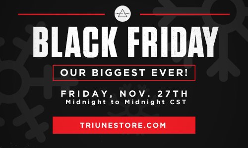 Triune_digital's tweet photo. Giving away 3 more $100 GiftCards to our store! Just tweet our Black Friday banner &amp; #TriuneBlackFriday to enter. https://t.co/OwMxkKVrO9