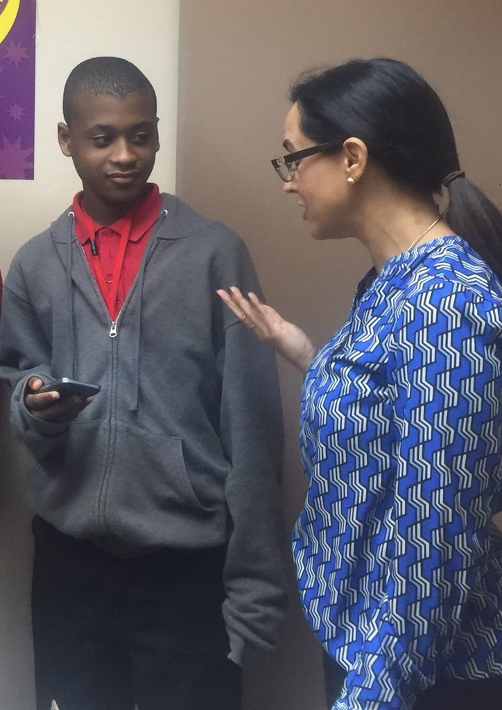 Thank you @MiamiSup <a href="/IzquierdoMarie/">Marie Izquierdo</a> for providing hotspots to <a href="/madisonmustang/">Madison Middle</a> closing the digital divide!