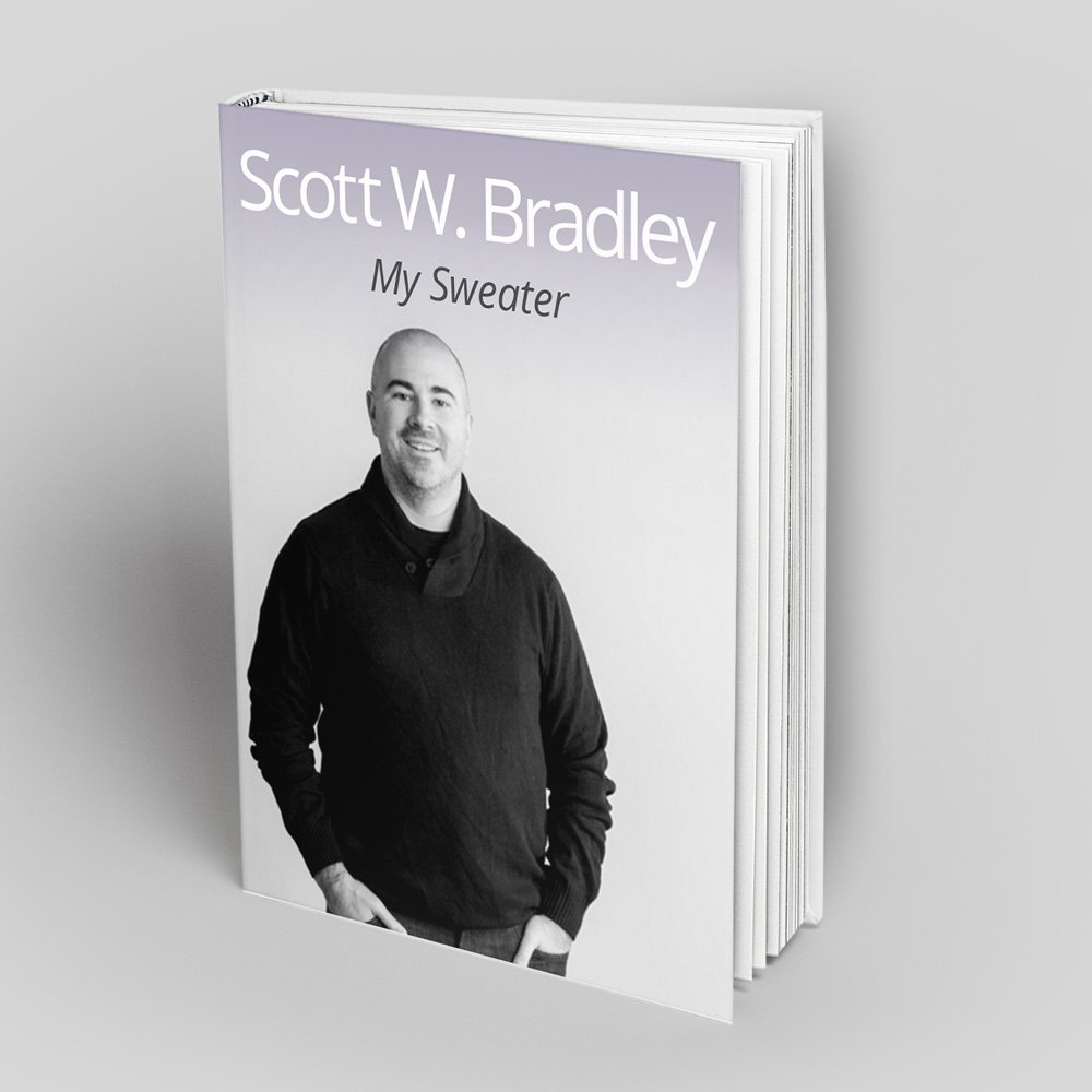 scottwb69's tweet photo. The dangers of having a co-founder that is good with Photoshop: You take one dorky sweater headshot photo... https://t.co/NVdWxYto9t