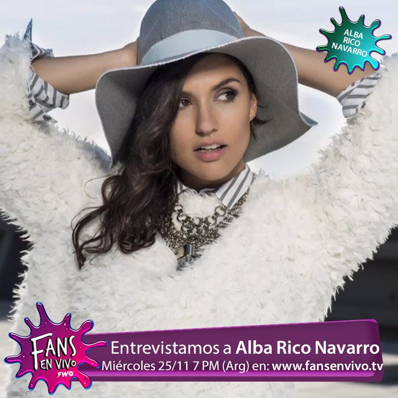 fansenfwtv's tweet photo. Mañana 7 PM (Arg) en https://t.co/m944Zp7dmx hablamos con @AlbaRicoNavarro, ganadora de #ParejaAww con @facugambande https://t.co/pZKTNV4g28
