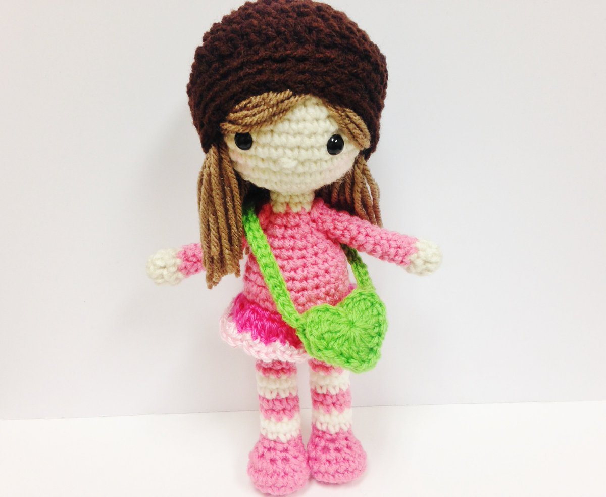 HelloSweetKids's tweet image. Come and See Crochet Girl #Rose doll at etsy.com/shop/helloswee…
