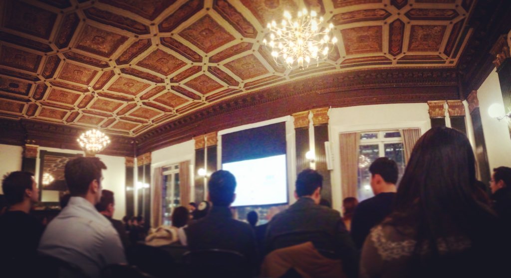 SportWIP's tweet photo. At Investor Night @WeWork @AlleyBoost #startup #startupny #sportwip #wework #startupalley #newyork #nyc https://t.co/2VD3XDg2nY