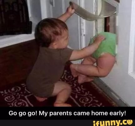 anox_prime's tweet photo. Go go go! My parents came home early! #iFunny https://t.co/28n5Hlq1pw https://t.co/h9usWuOIMw