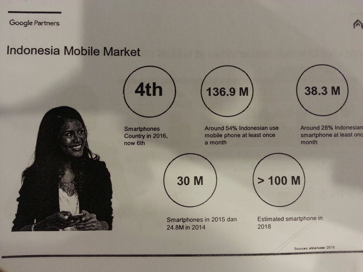 dsa286's tweet photo. Estimasi smartphone th 2018 di Indonesia ada 100 jt..pasar yg besar sekali. https://t.co/iExyC9IlJv