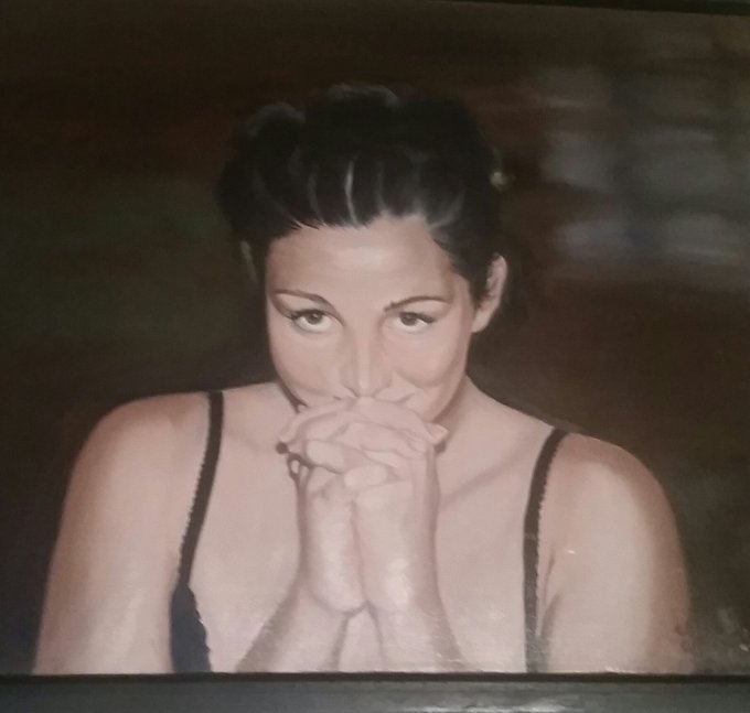My grandma painted this.... I was 15 and ready to go to my first homecoming https://t.co/XQh6QPRF8x<a href="/tag/twitch"class="tags"><span>#twitch</span></a>