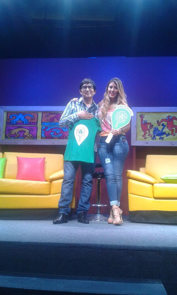 Dellymadrid's tweet photo. ✨@FernandoArmasCa y yo Nos sumamos a esta Gran Campaña #AMAZONIAQUI 🌳🌿🌱 https://t.co/71IjTDjlpb