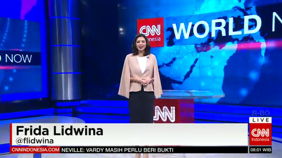 CNNIDWorldNow's tweet photo. Halo! World Now kembali hadir bersama @flidwina saat ini. Klik https://t.co/OGoOu7od2K! https://t.co/iBKuZsZrlD
