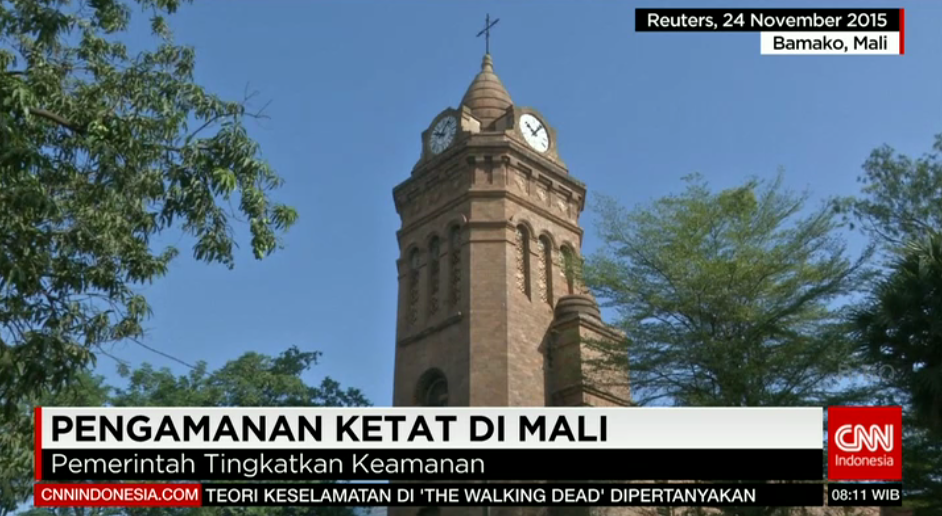 CNNIDWorldNow's tweet photo. Pemerintah Mali makin mengetatkan keamanan pasca-penyerangan Hotel Raddison Blu pada pekan lalu. https://t.co/fRVswRXMrj