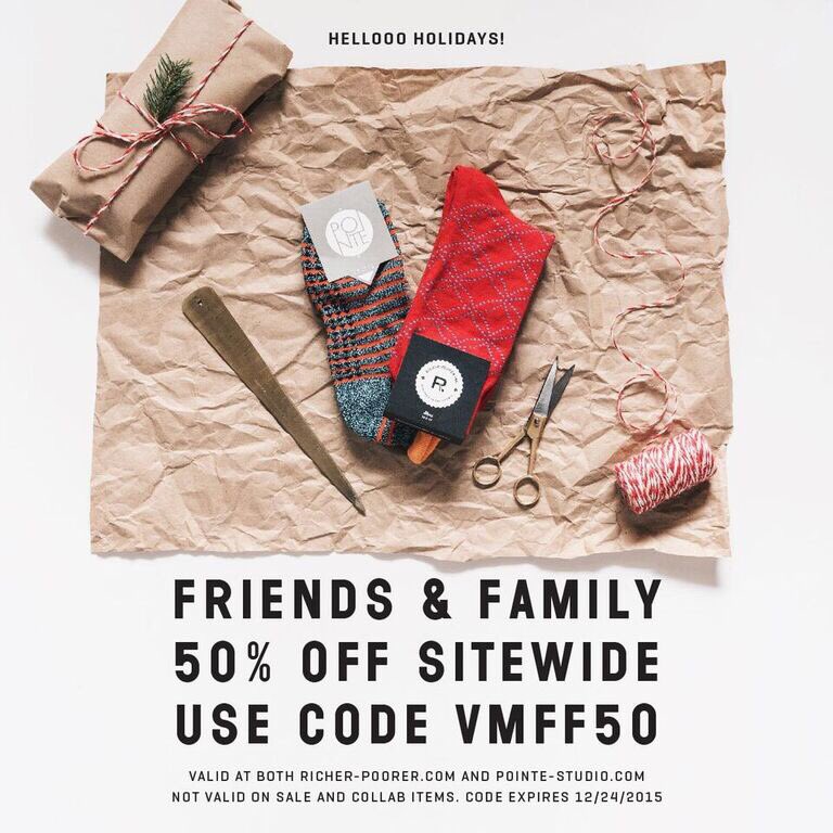 Vince_Believer's tweet image. Use "VMFF50" to get 50% OFF!
Valid for#RicherPoorer &amp;amp; #PointeStudio. Not valid on sale/collab items or Black Friday