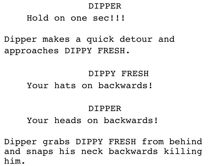 Roweyourboatz's tweet photo. The original end of #DippyFresh https://t.co/HBQX65RvX0