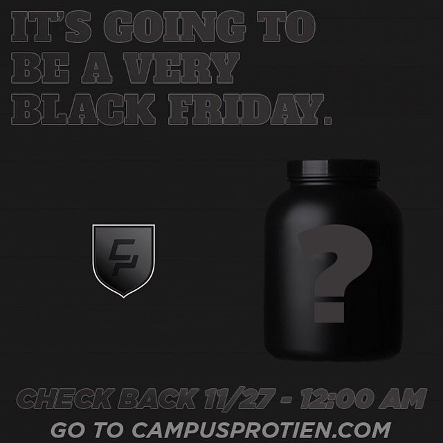 CampusProtein's tweet image. Who can guess why? Reply with some ideas! 
Get early access by clicking the link: campusprotein.com/pages/black-fr… #teamcp
