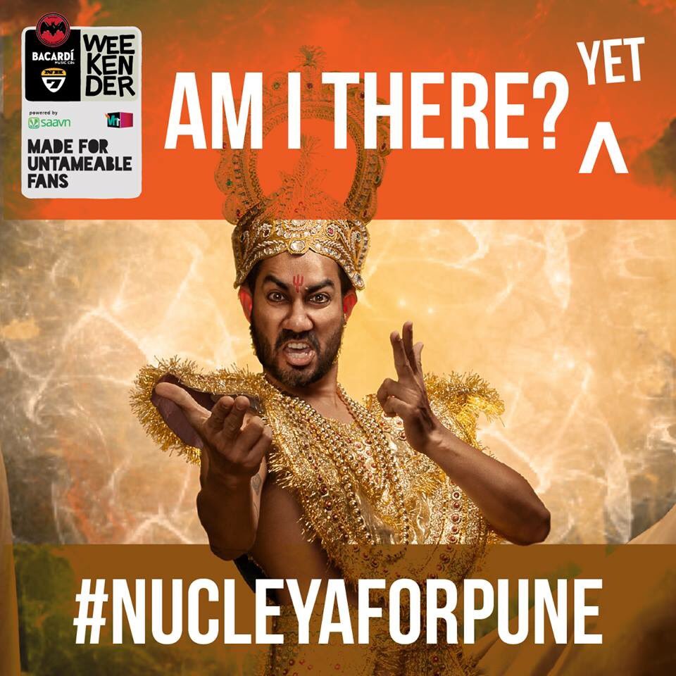 NUCLEYA's tweet photo. PUNE!! Today at 12:30pm @NH7 is running a poll to see if they can fit me in their lineup!! VOTE #NucleyaForPune https://t.co/vJh7xT6BlJ